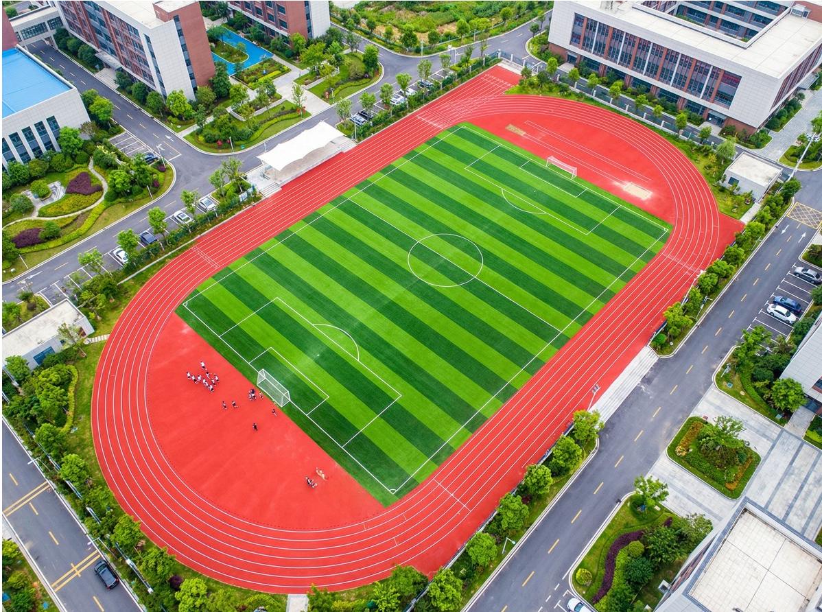 白银市硅PU球场学校塑胶跑道 - 方案