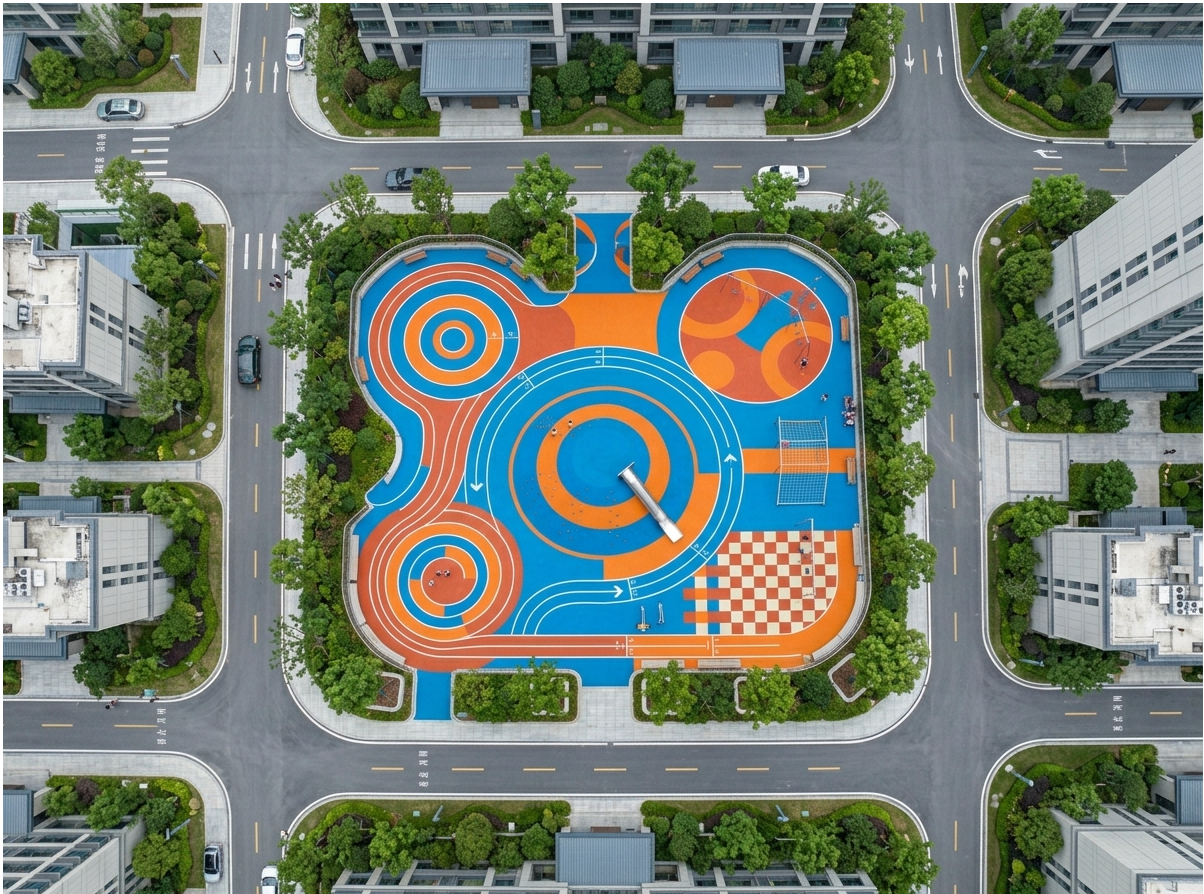 白银市混合型塑胶跑道EPDM塑胶跑道 - 一站式服务